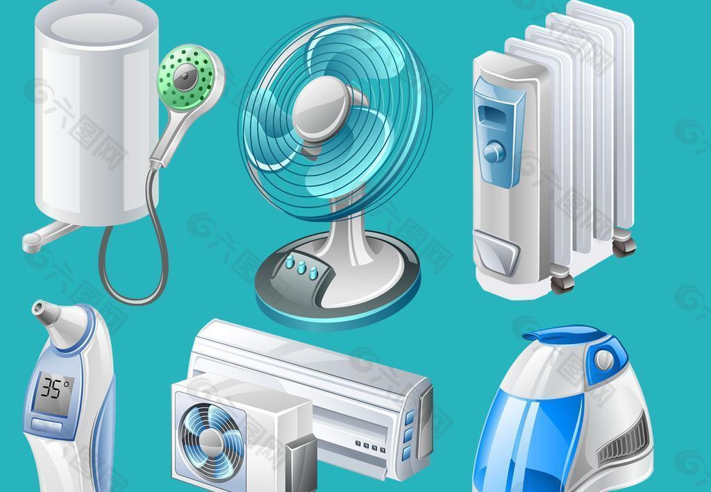 卡通电器平面广告素材免费下载(图片编号:1908658)-六图网