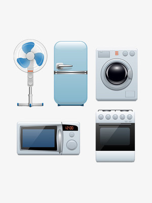家用卡通电器矢量图的魅力与应用